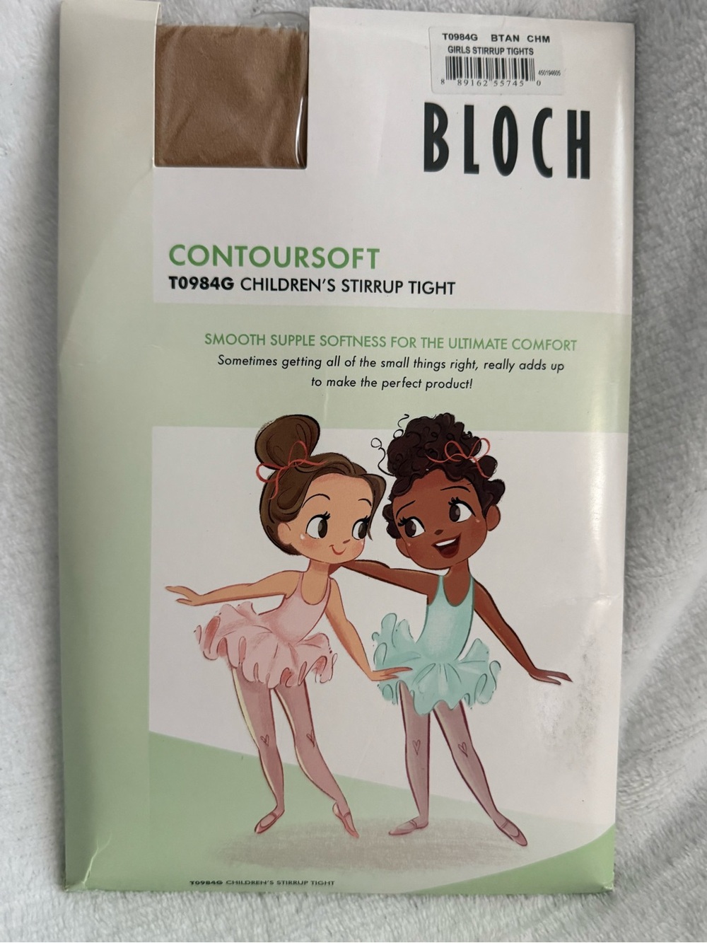 Bloch Tan Children's Stirrup Tights-T0984G